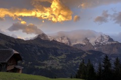 Abendstimmung im Lauterbrunnental, 2019