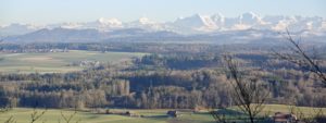 Sicht auf Berner Alpen